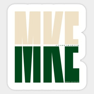 MKE BUCKS Sticker